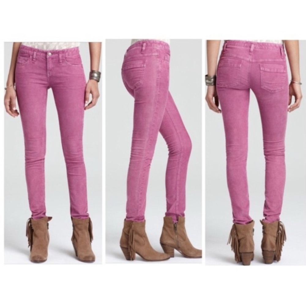 Free People Corduroy Skinny Pants, Size 26